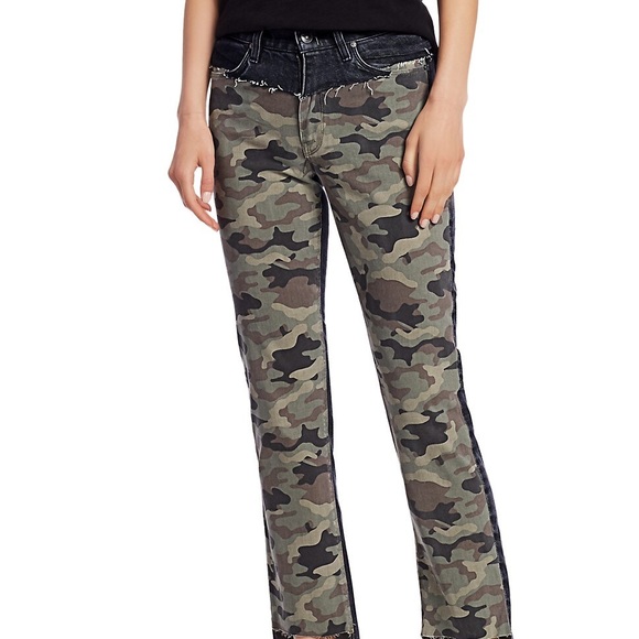 HUDSON Jeans Barbara Camo Straight Leg Jeans - Picture 7 of 7